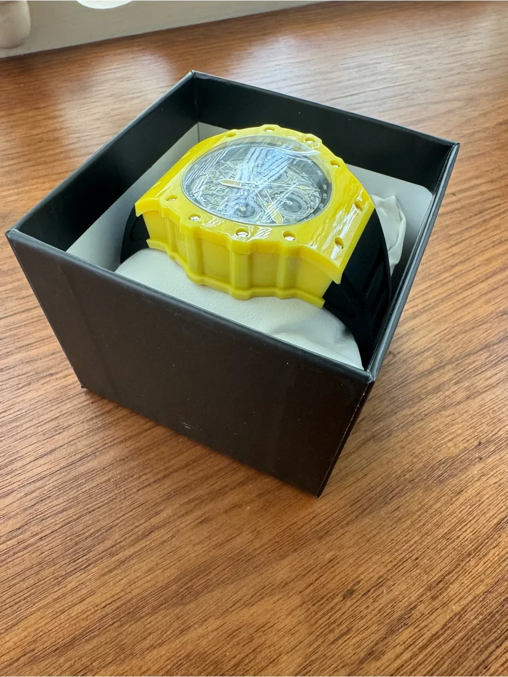 Invicta “Racing Lady” Yellow and Black Chronograph Watch (Rare! NWT in box)